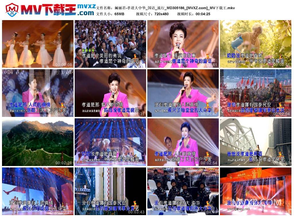 阚丽君-孝道大中华_国语_流行_MD305186